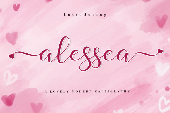 Alessea: A Romantic Typeface for Elegant Design