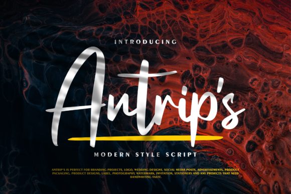 Antrip s: A Creative Font for Makers
