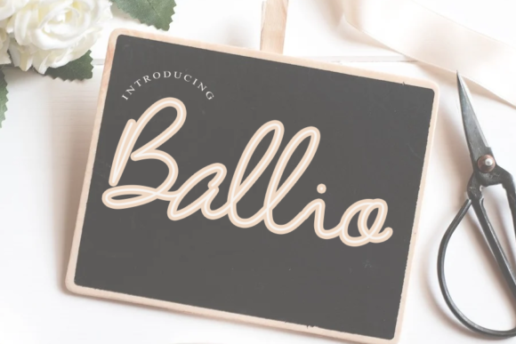 Ballio: A Handwritten Font for Editorial Grace