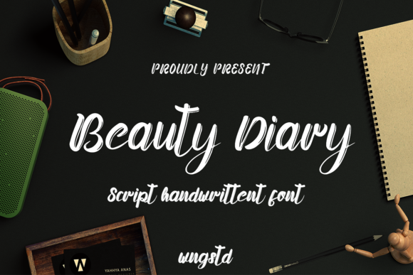 Beauty Diary: A Handwritten Font for Elegant Design