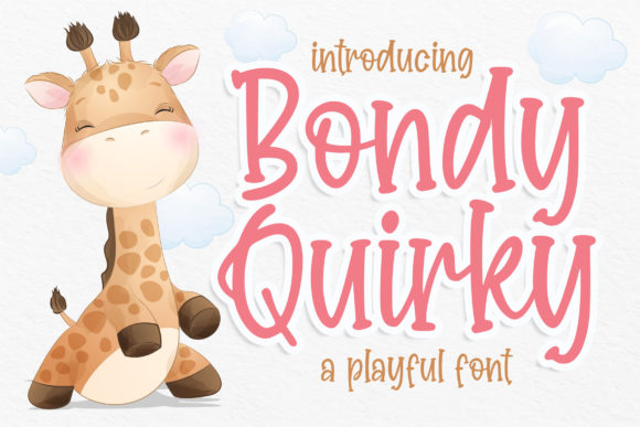 Bondy Quirky Font for Web Design