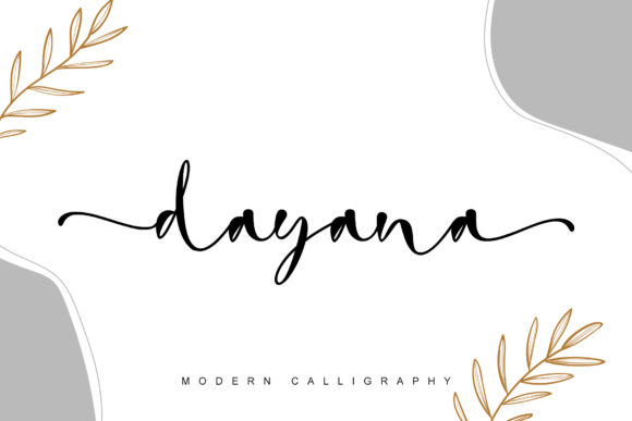 Dayana: A Script Font for Elegant Design