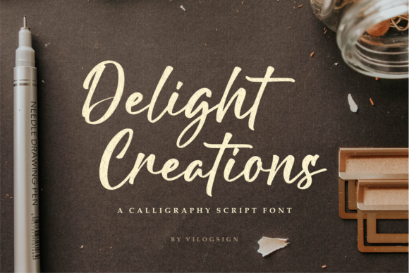 Delight Creations Font for Handmade Design