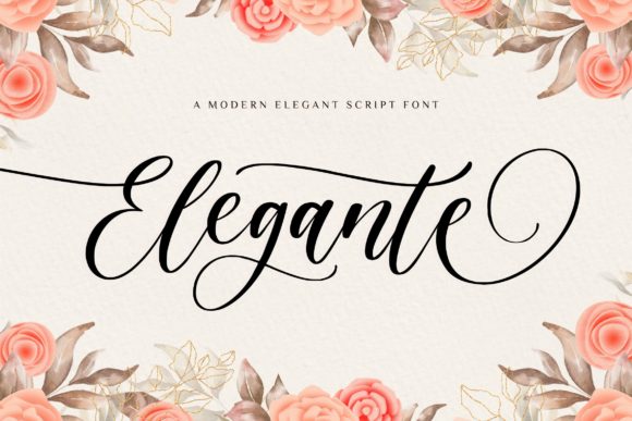Elegante: A Romantic Script Font for Creative Projects