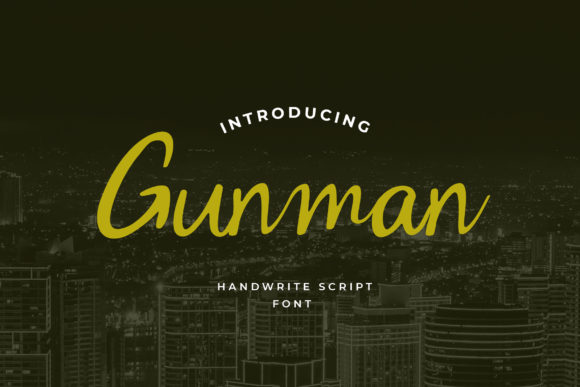 Gunman: A Stylish Script for Creative Projects