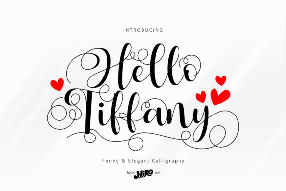 Hello Tiffany: A Script Font for Elegant Design