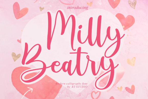 Milly Beatry Font: Elegant Handwriting for Creators