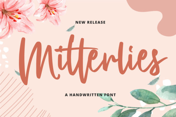 Mitterlies: A Modern Handwritten Font