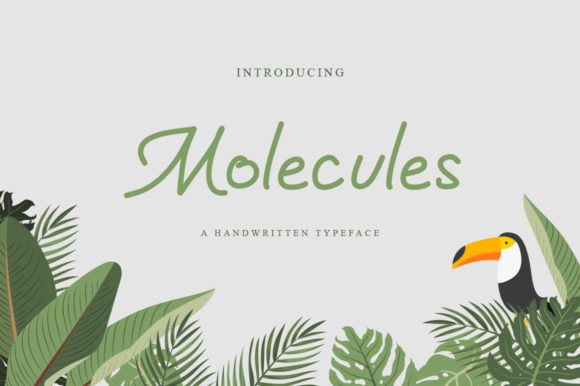 Molecules: A Script Font for Web Design