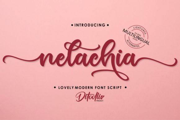 Nelachia: A Handwritten Font for Creative Campaigns