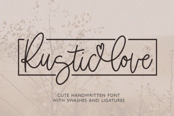 Rustic Love Font: A Dainty Touch for Web Design