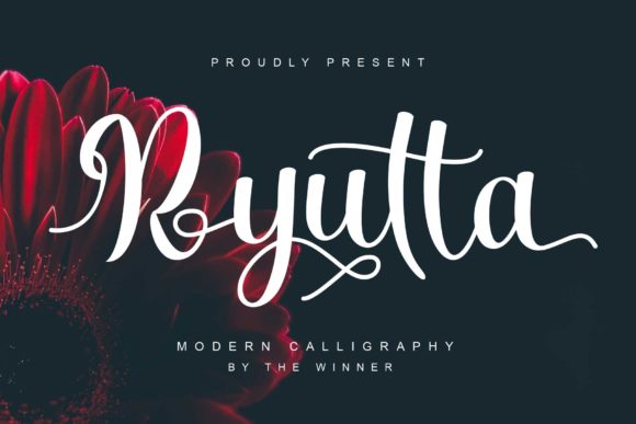 Ryutta: A Romantic Script Font