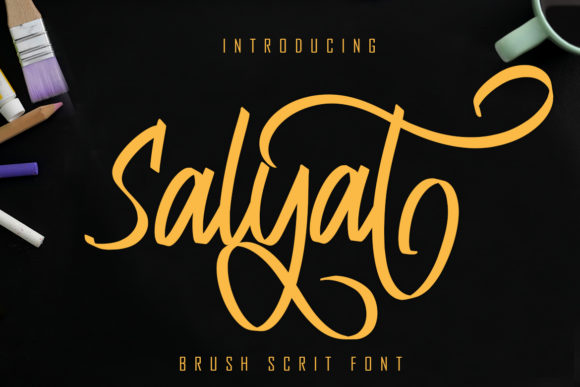 Salyat: A Whimsical Font for Business Branding