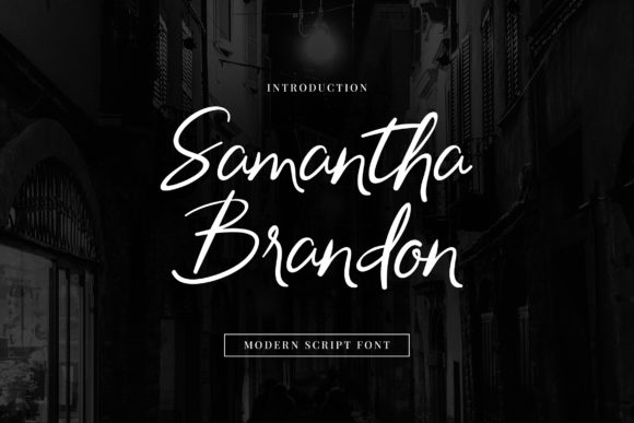 Samantha Brandon Font: Elegant Script for Digital Marketing