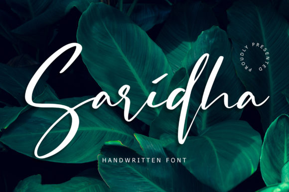 Saridha: A Stylish Font for Business Branding
