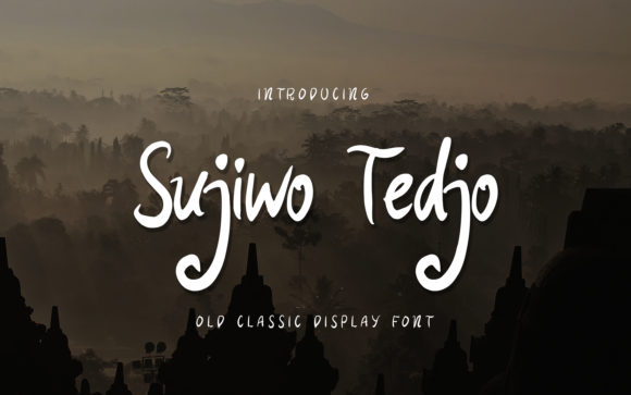 Sujiwo Tedjo: A Classic Handwritten Font