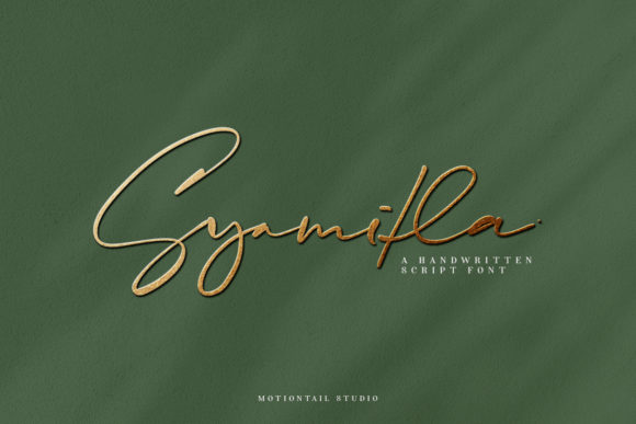 Syamitla: A Stylish Font for Campaign Design