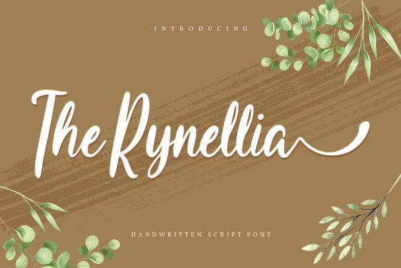 The Rynellia: A Romantic Script Font for Creative Projects