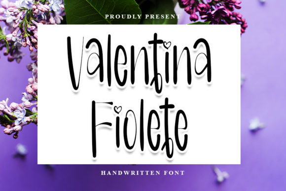Valentina Fiolete: A Delicate Typeface for Creative Projects