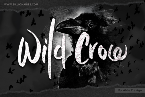 Wild Crow Font: Handmade Style for Creative Projects